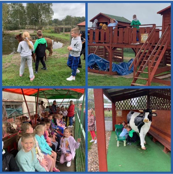 zdjęcie uczni&oacute;w podczas wycieczki do Zamienic