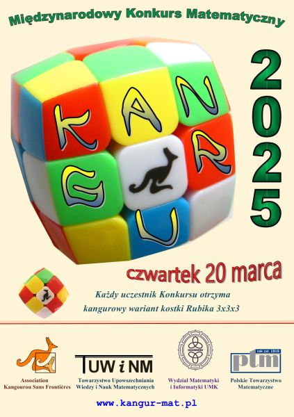 plakat promujący konkurs Kangur Matematyczny