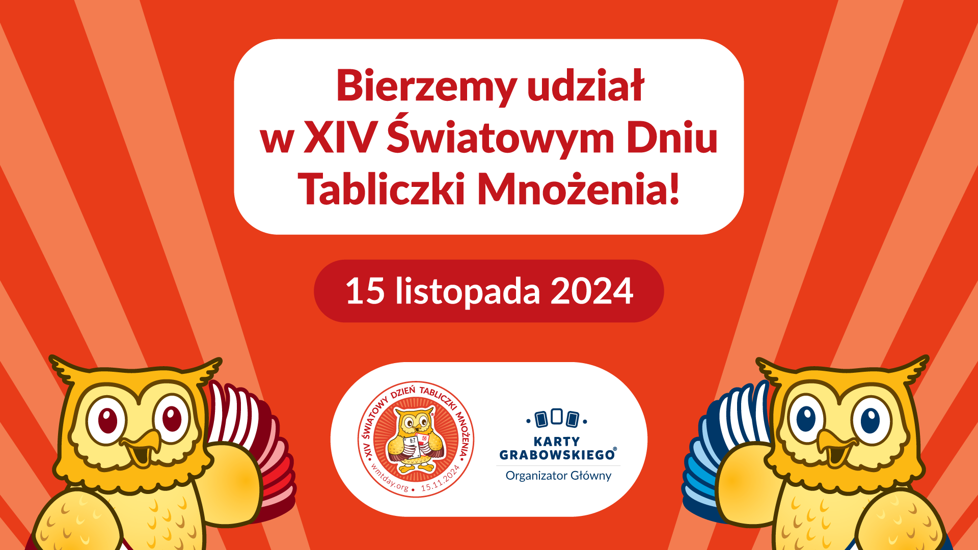 plakat promujący Światowy Dzień Tabliczki Mnożenia