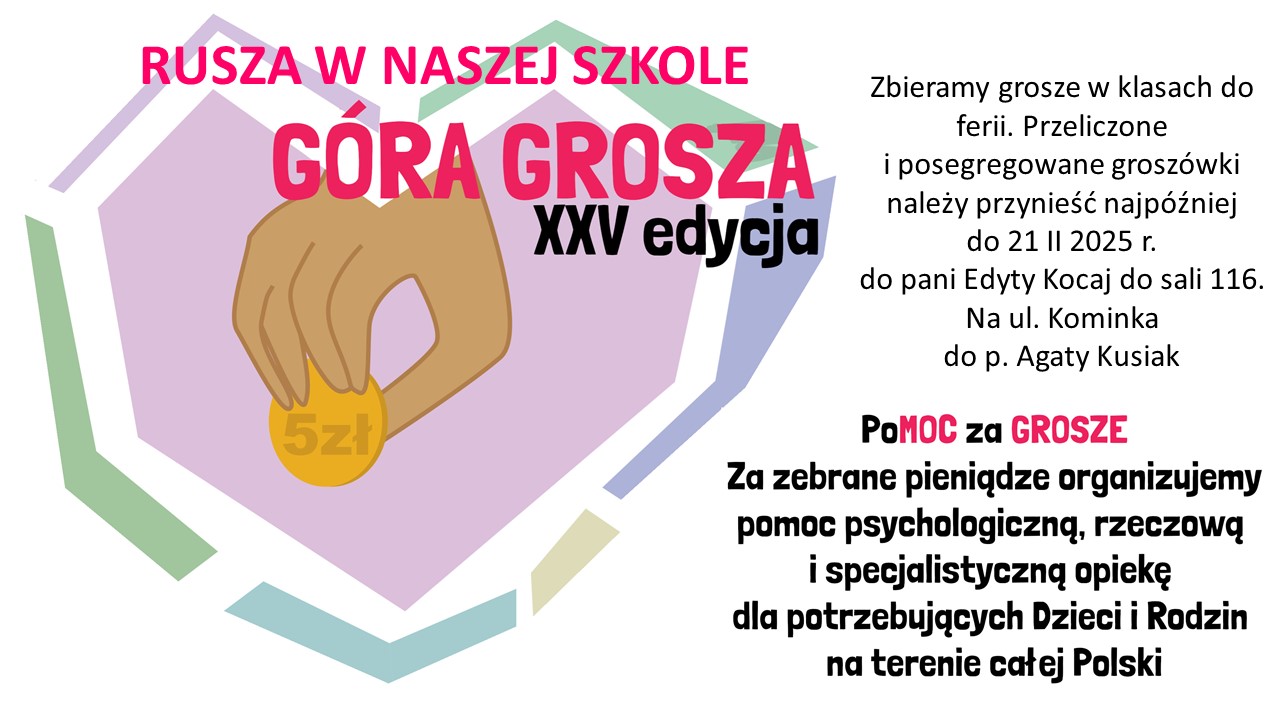 plakat promujący akcję Góra Grosza_