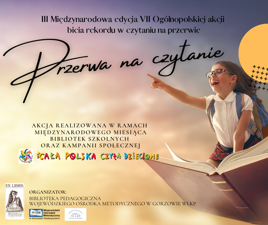 Przerwa na czytanie plakat