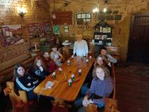 Uczniowie podczas zajęć