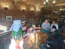 Uczniowie podczas zajęć