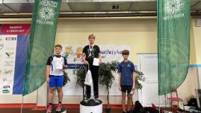 Michał podczas zawodów