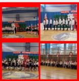 zdjęcie uczniów podczas obchodów Narodowego Święta Niepodległości