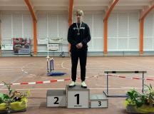 Michał podczas dekoracji