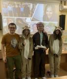 Uczniowie podczas spotkania