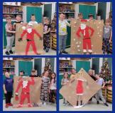 zdjęcie dzieci podczas nocowania w szkole