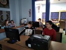 Uczniowie podczas warsztatów