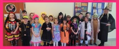 zdjęcie uczniów podczas balu karnawałowego 2023