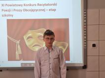 Uczniowie podczas konkursu