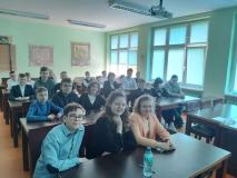 Uczniowie podczas konkursu