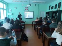 Uczniowie podczas konkursu