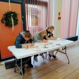 Uczniowie podczas zajęć