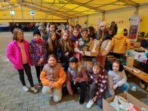 zdjęcie uczniów podczas polkowickiego festiwalu ziemi