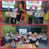 zdjęcie uczniów podczas obchodów Międzynarodowego Dnia Kropki