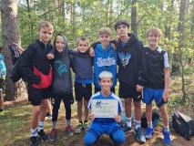 Uczniowie podczas zawodów