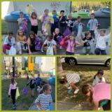 zdjęcie uczniów podczas akcji sprzątania dla Polski