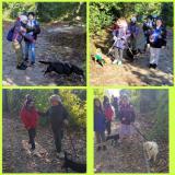 zdjęcie uczniów podczas wycieczki do schroniska