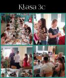 zdjęcie uczniów podczas wigilii klasowej