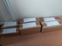 Groszówki przygotowane do transportu