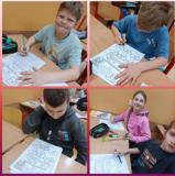 zdjęcie uczniów podczas międzynarodowego dnia języka ojczystego