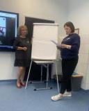 Uczestnicy spotkania podczas zajęć