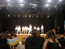 Uczniowie podczas przeglądu twórczości w języku niemieckim