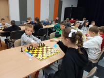 Uczniowie podczas rozgrywek