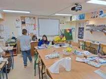 Uczestnicy warsztatów podczas zajęć.