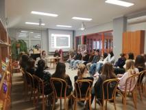 Uczniowie podczas debaty