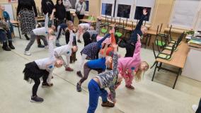 Uczestnicy Dni Otwartych w Polkowickiej Trójce