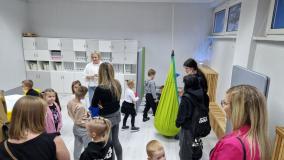 Uczestnicy Dni Otwartych w Polkowickiej Trójce