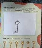 zdjęcie uczniów oraz rozwiązanych przez nich łamigłówek