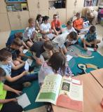 zdjęcie z przebiegu projektu "Nasza mała biblioteka"