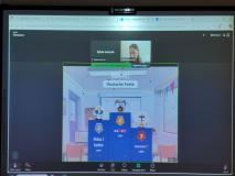 Fragment ekranu z warsztatów online