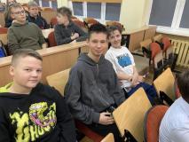 Uczniowie podczas konkursu